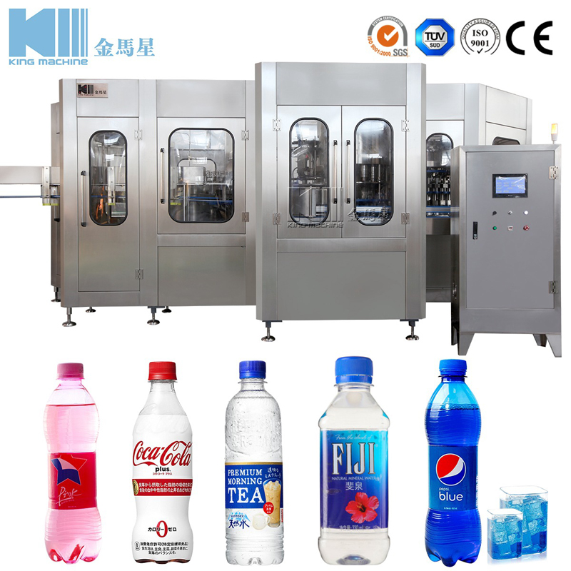 雪碧可樂芬達(dá)等含氣飲料灌裝生產(chǎn)線